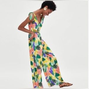Zara Tropical Jumpsuit
